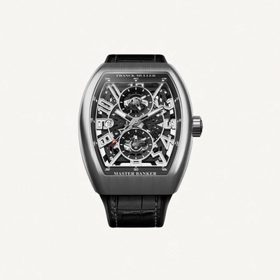 Franck Muller Master Banker Skelton 45mm Steel Case with Leather | Condition: New | Year of production 2026 | Original box | Original papers-0