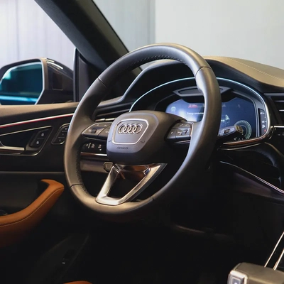 AED  3,832 PM • 0% Downpayment •  Audi Q8 55 TFSI quattro S Line • Agency Warranty-10