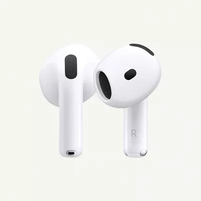 Apple AirPods 4 Wireless Earbuds, Bluetooth Headphones, Personalized Spatial Audio, Sweat and Water Resistant-1