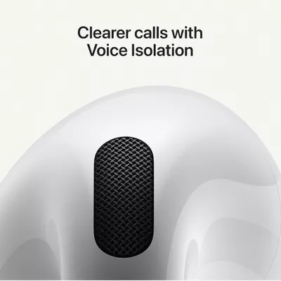 Apple AirPods 4 Wireless Earbuds, Bluetooth Headphones, Personalized Spatial Audio, Sweat and Water Resistant-2