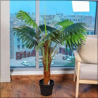 Yatai Decor Artificial Palm Tree - Artificial Palm Plants With Plastic Pot – Plants For Home-2