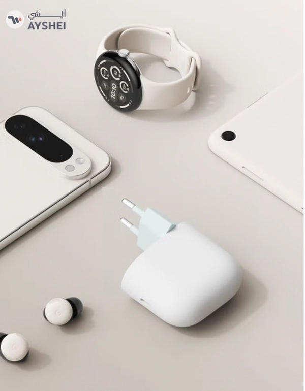 Google 45W USB-C Power Charger Fast-Charging Pixel Phone Charger Compatible