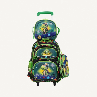 PARAJOHN KiddoKit Character School bag -Green-4