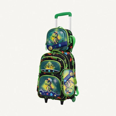 PARAJOHN KiddoKit Character School bag -Green-3