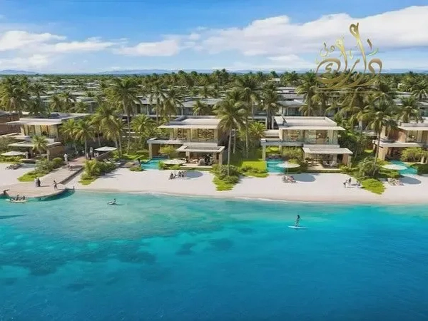 Direct on beach-on private island-VIP clients-less price/SQ-less than 1% monthly