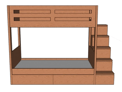 Sleek Bunk Bed-5