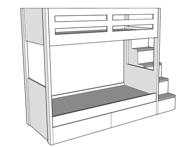Sleek Bunk Bed-4