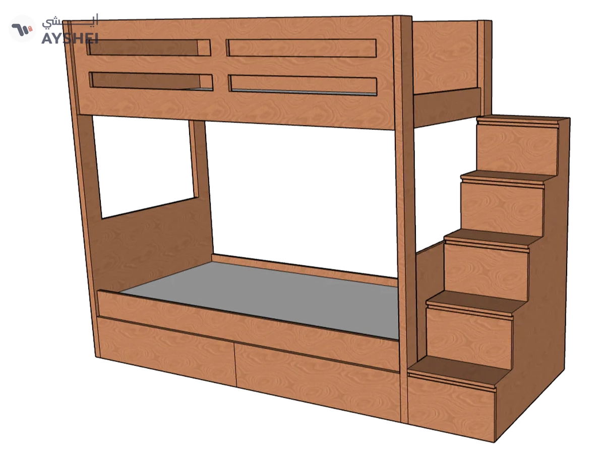 Sleek Bunk Bed-6-6