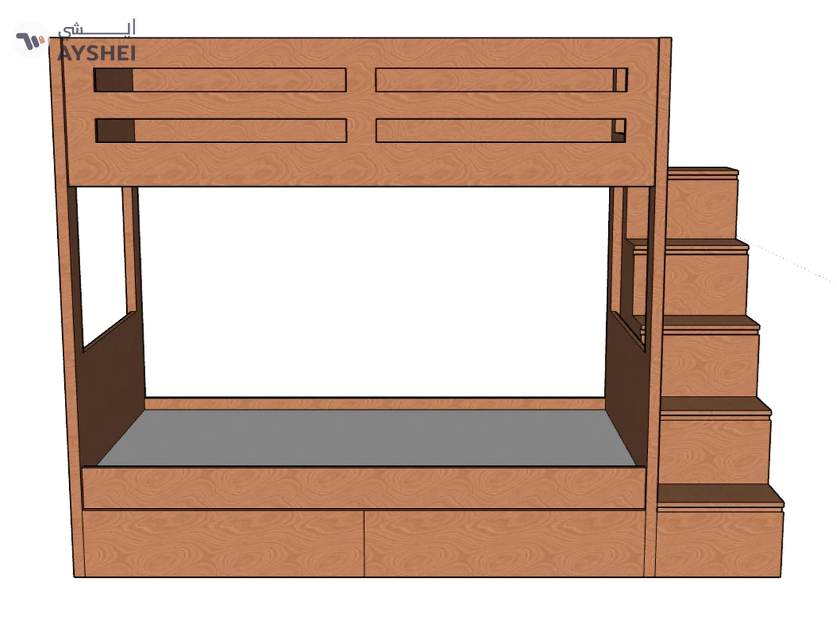 Sleek Bunk Bed-5-5