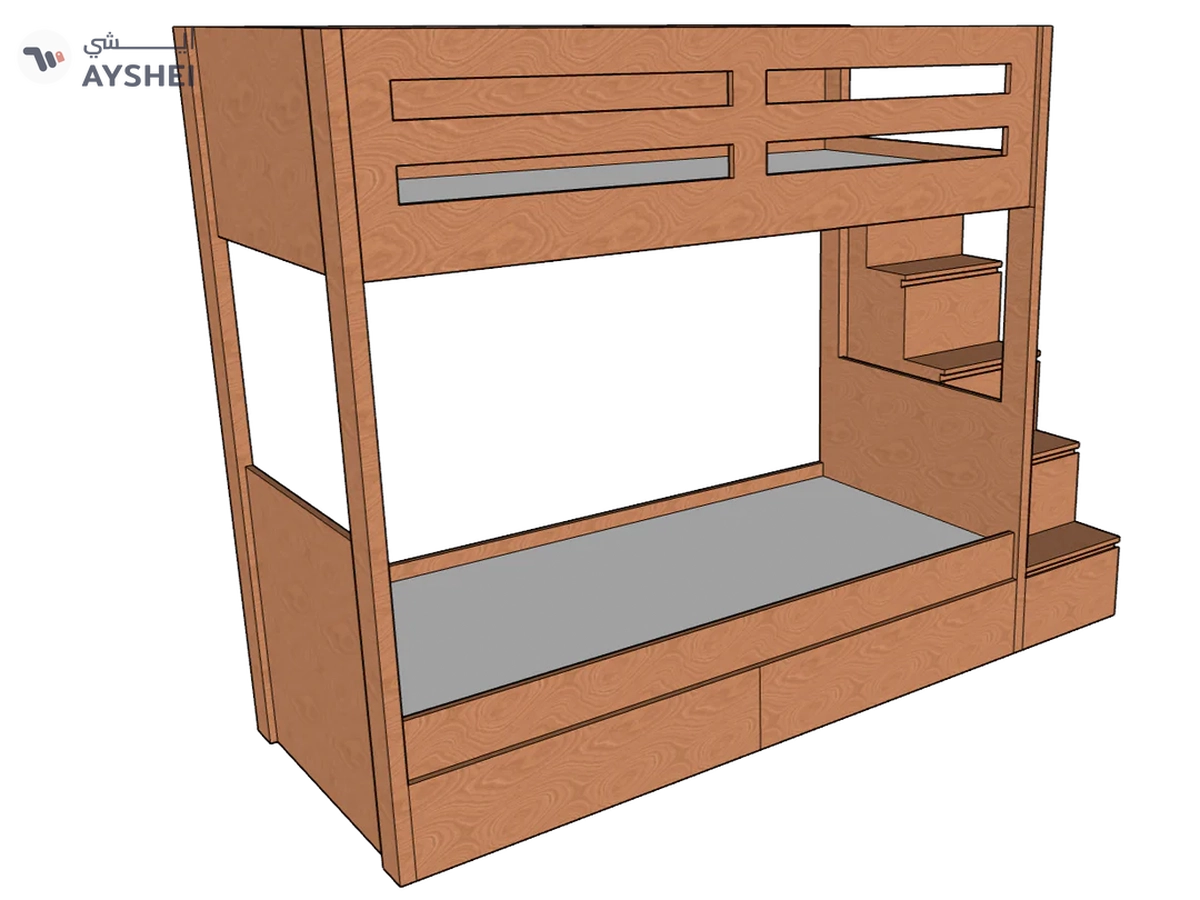 Sleek Bunk Bed-3-3