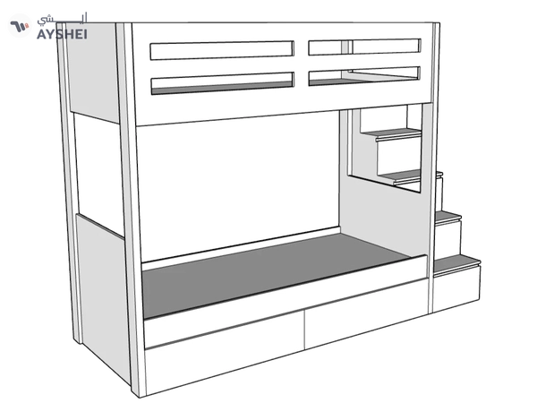 Sleek Bunk Bed