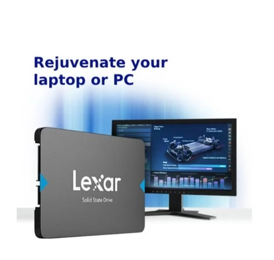 Lexar 240GB NQ100 2.5” SATA (6Gb/s) Solid-State Drive, up to 550MB/s Read and 445 MB-3