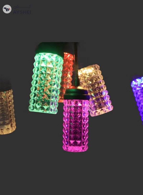 Yuwell Ramadan Lights 10 Led Light Fairy String Lights RGB Outdoor Courtyard Light For Garden Party Decor Light 5 Meter Outdoor String Lights Ramadan Decoration Lights