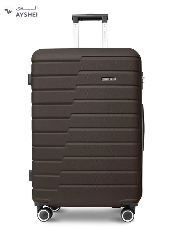 PARAJOHN Beta Cabin Size Lightweigh ABS Hardside Spinner Luggage Trolley -20 Inch | Carrying 10KG 4-Wheel Hardshell Suitcase-Brown