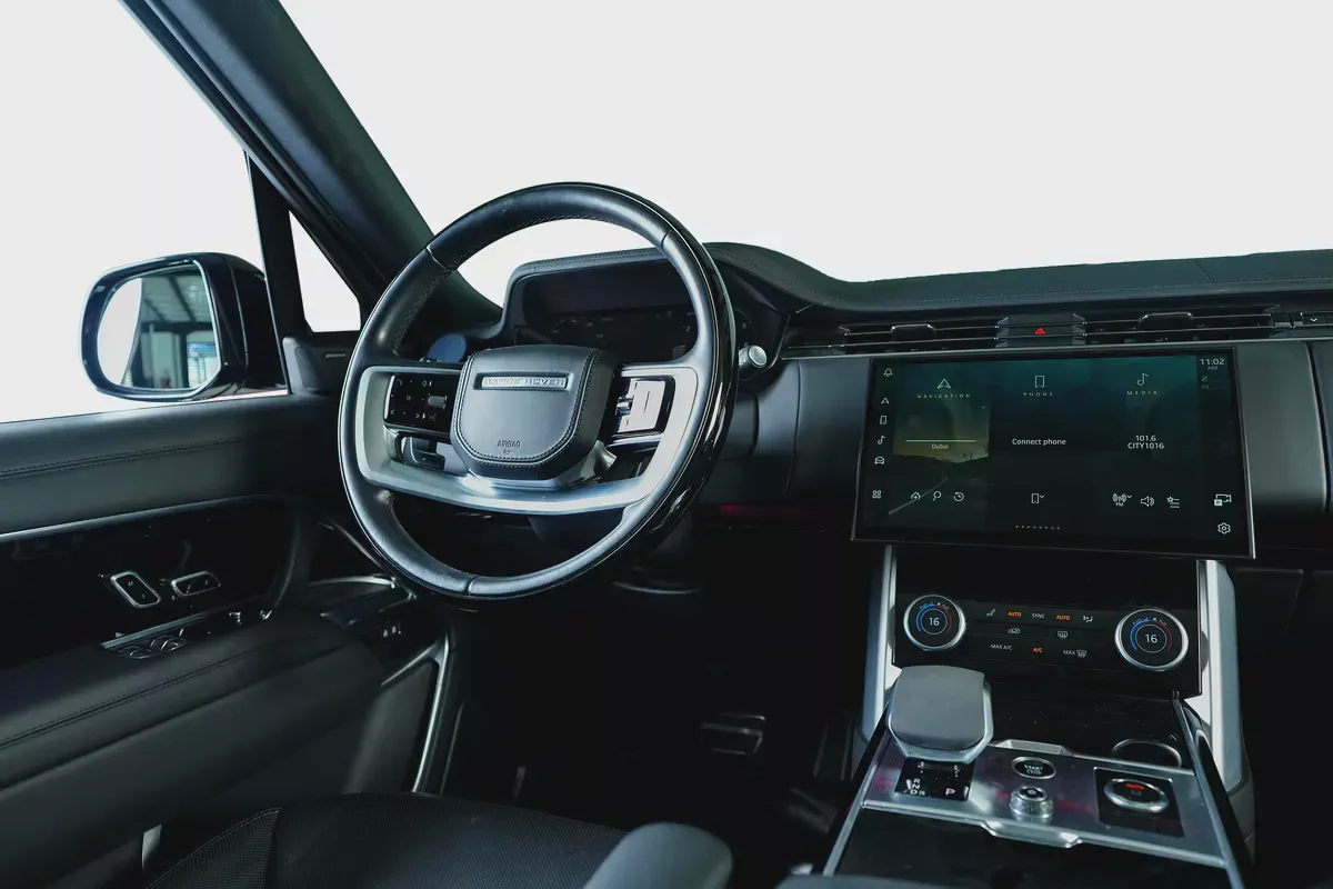 Range Rover P400 SE-Al Tayer Warranty Until 2028-Black On Black-11-11