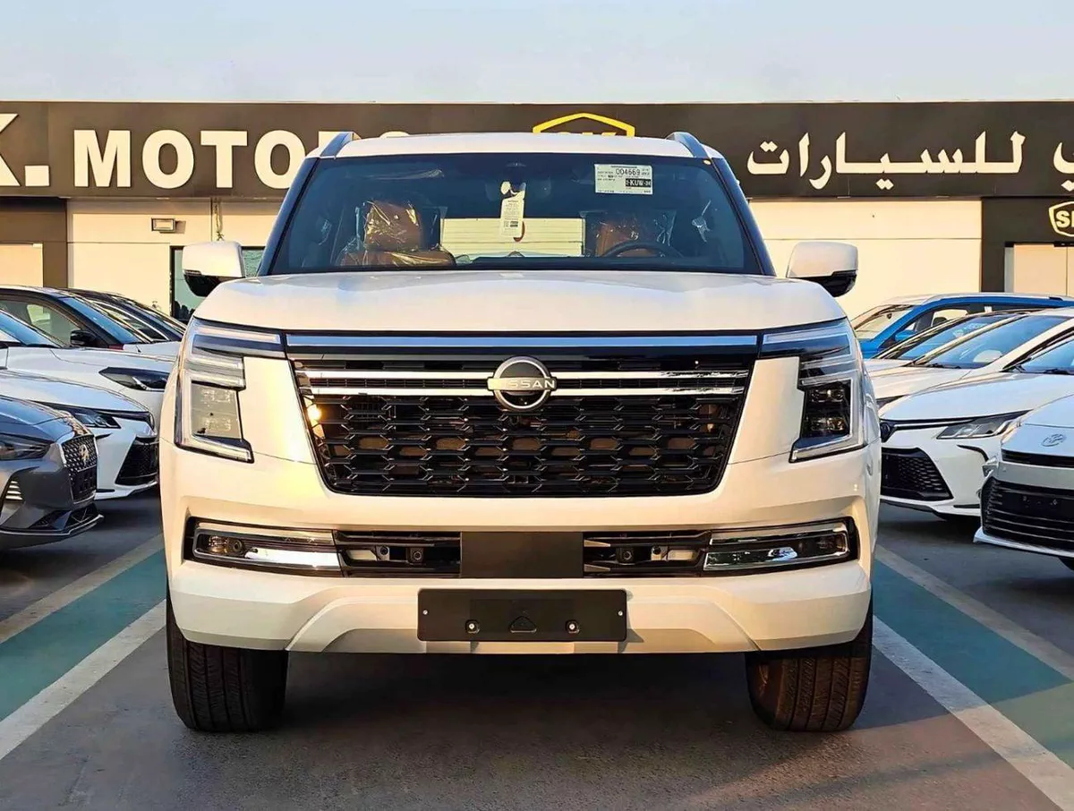 Nissan Patrol SE PLATINUM NISSAN PATROL SE PLATINUM || FULL OPTION | PETROL AT 3.8L V6 4WD (CODE # NPSEP) PLATINUM WHITE 2026