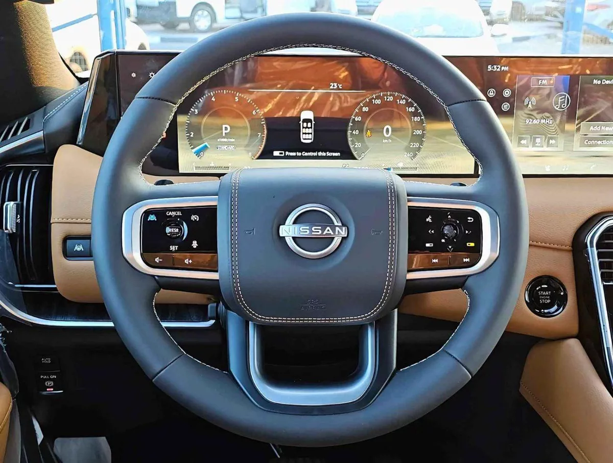 Nissan Patrol SE PLATINUM NISSAN PATROL SE PLATINUM || FULL OPTION | PETROL AT 3.8L V6 4WD (CODE # NPSEP) PLATINUM WHITE 2026-23-0