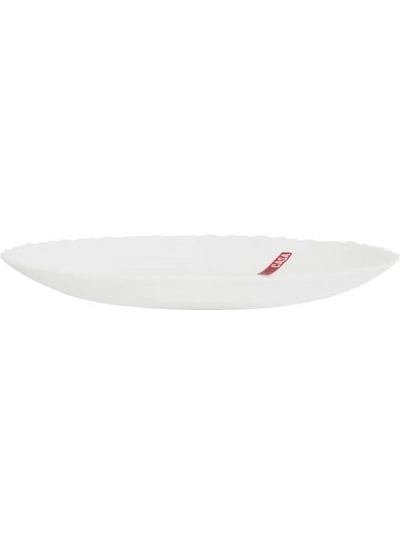 Delcasa DC3296 Opalware Flat Plate, 10.5-Inch Size, White-5