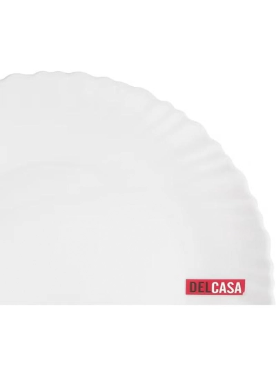 Delcasa DC3296 Opalware Flat Plate, 10.5-Inch Size, White-6