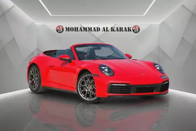 PORSCHE CARRERA 911 CABRIOLET -2022 - GCC - FULLY LOADED - ORIGINAL PAINT - AMAZING CONDITION-2