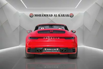 PORSCHE CARRERA 911 CABRIOLET -2022 - GCC - FULLY LOADED - ORIGINAL PAINT - AMAZING CONDITION-3