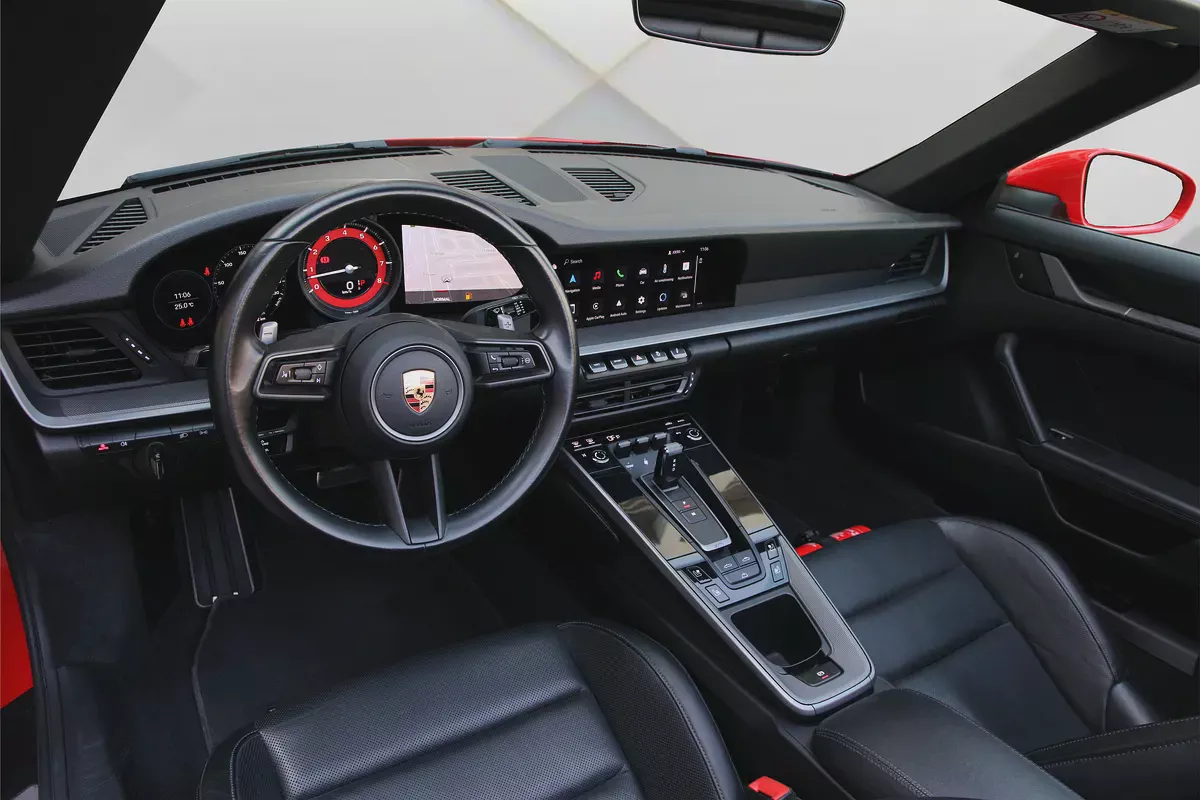 PORSCHE CARRERA 911 CABRIOLET -2022 - GCC - FULLY LOADED - ORIGINAL PAINT - AMAZING CONDITION-10-10