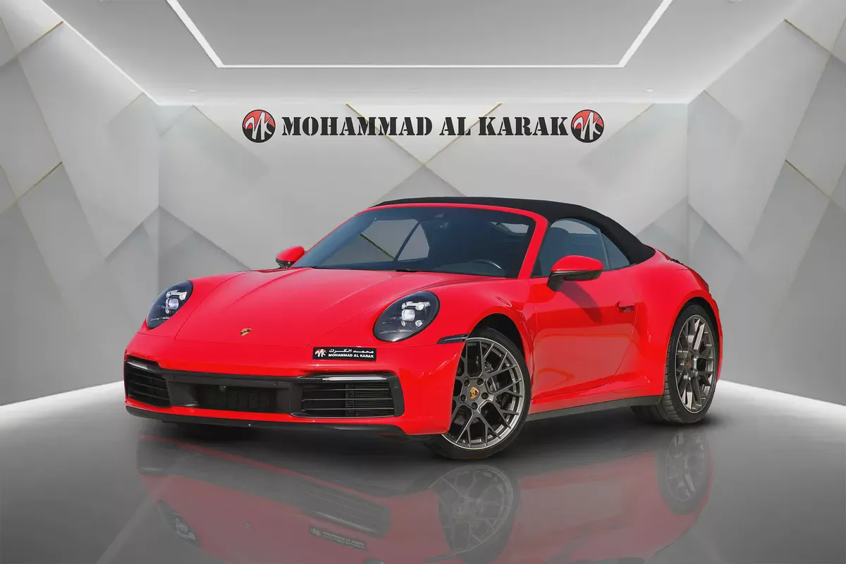 PORSCHE CARRERA 911 CABRIOLET -2022 - GCC - FULLY LOADED - ORIGINAL PAINT - AMAZING CONDITION-1-1