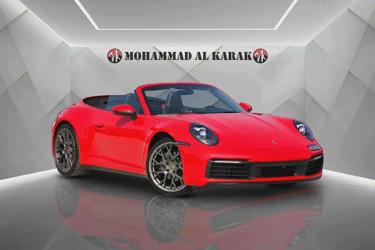 PORSCHE CARRERA 911 CABRIOLET -2022 - GCC - FULLY LOADED - ORIGINAL PAINT - AMAZING CONDITION-2-2