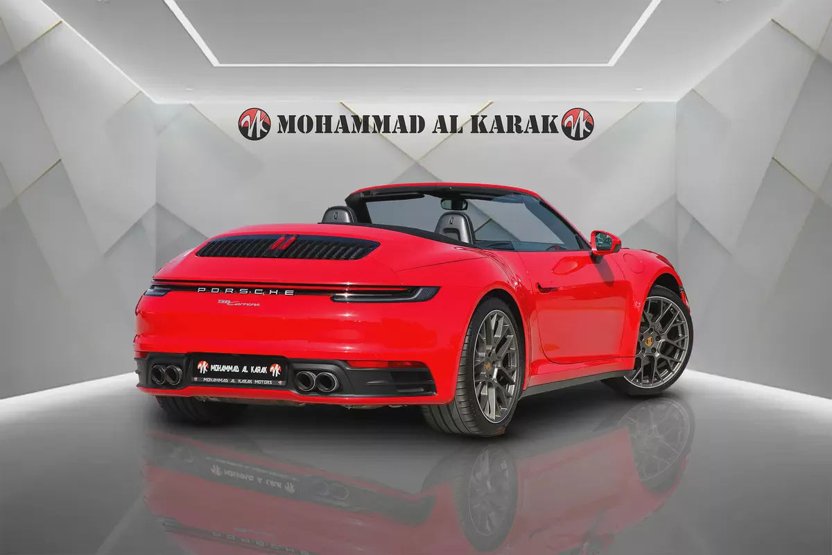 PORSCHE CARRERA 911 CABRIOLET -2022 - GCC - FULLY LOADED - ORIGINAL PAINT - AMAZING CONDITION-5-5