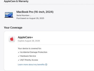 Apple 2024 MacBook Pro (16-inch, Apple M4 Max chip with 14‑core CPU and 32‑core GPU, 36GB Unified Memory, 1TB) - Space Black Brand New With 3 Years Apple Care Warranty -1