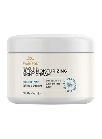 Swanson Argan Oil Ultra Moisturizing Night Cream 2 fl Ounce (59 ml) Cream-0
