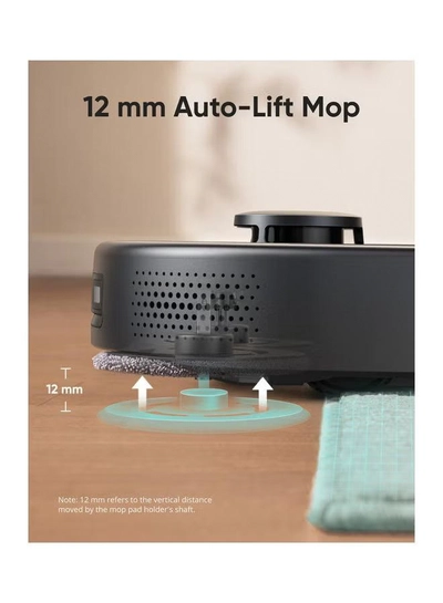 Eufy X9 Pro Robot Vacuum Cleaner With MopMaster™ Adaptive Pressure Cleaning, 2 Rotating Mops, Carpet Detection With 12 mm Auto-Lifting Mops, Auto-Clean Station, 5500Pa Suction, AI Obstacle Avoidance 60 W T2320V11 Stalit-4