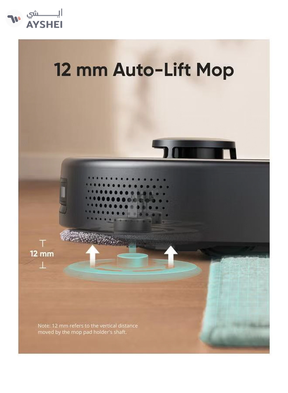 Eufy X9 Pro Robot Vacuum Cleaner With MopMaster™ Adaptive Pressure Cleaning, 2 Rotating Mops, Carpet Detection With 12 mm Auto-Lifting Mops, Auto-Clean Station, 5500Pa Suction, AI Obstacle Avoidance 60 W T2320V11 Stalit-4-4