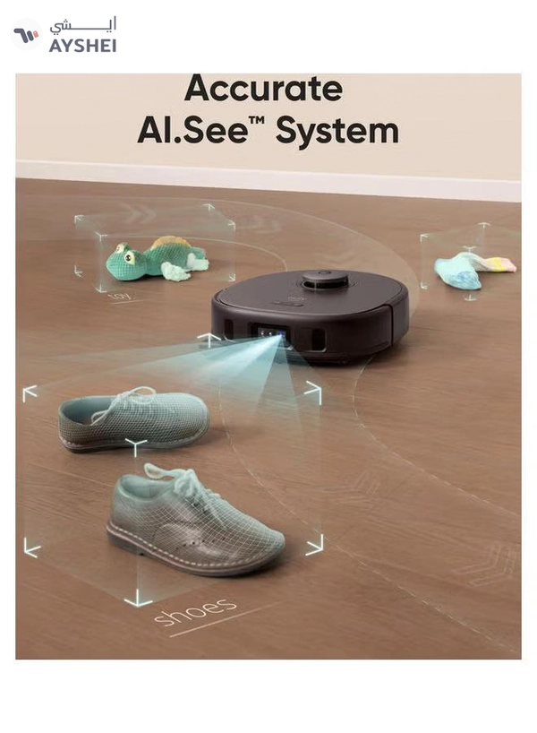 Eufy X9 Pro Robot Vacuum Cleaner With MopMaster™ Adaptive Pressure Cleaning, 2 Rotating Mops, Carpet Detection With 12 mm Auto-Lifting Mops, Auto-Clean Station, 5500Pa Suction, AI Obstacle Avoidance 60 W T2320V11 Stalit