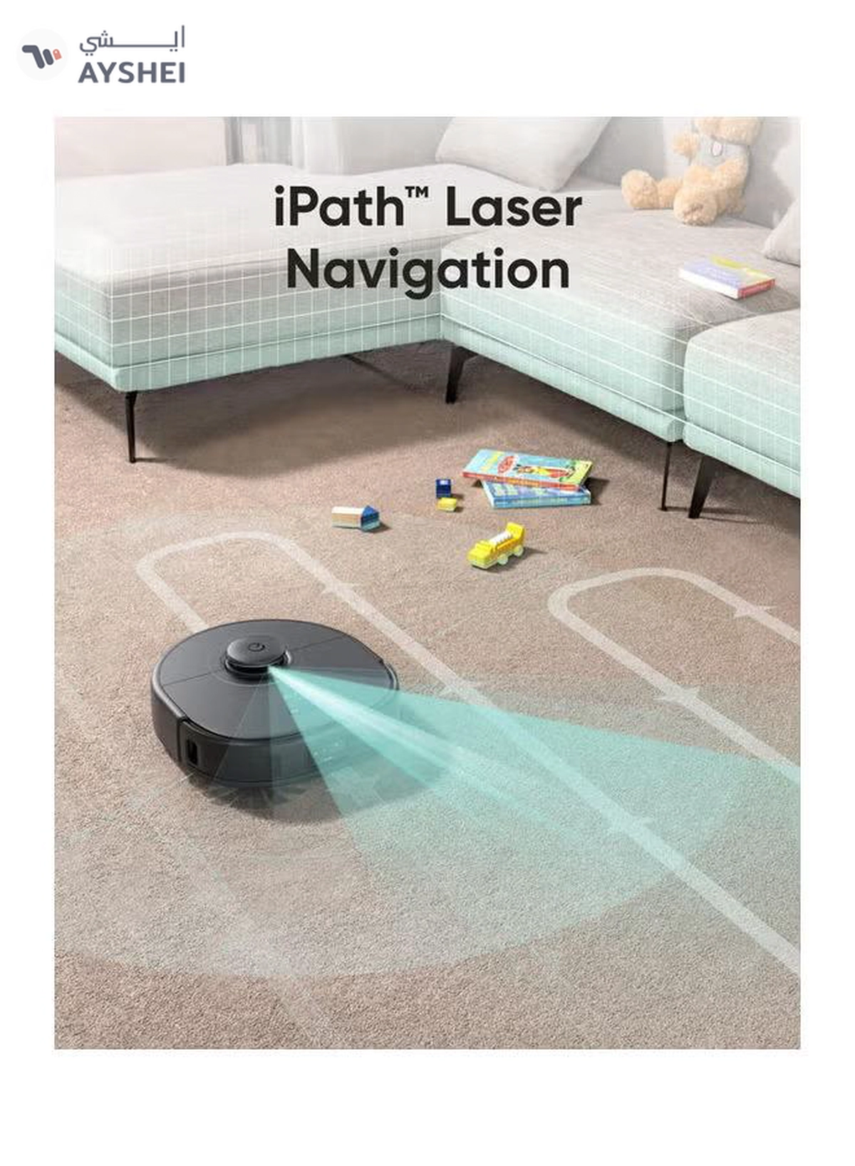 Eufy X9 Pro Robot Vacuum Cleaner With MopMaster™ Adaptive Pressure Cleaning, 2 Rotating Mops, Carpet Detection With 12 mm Auto-Lifting Mops, Auto-Clean Station, 5500Pa Suction, AI Obstacle Avoidance 60 W T2320V11 Stalit-5-5