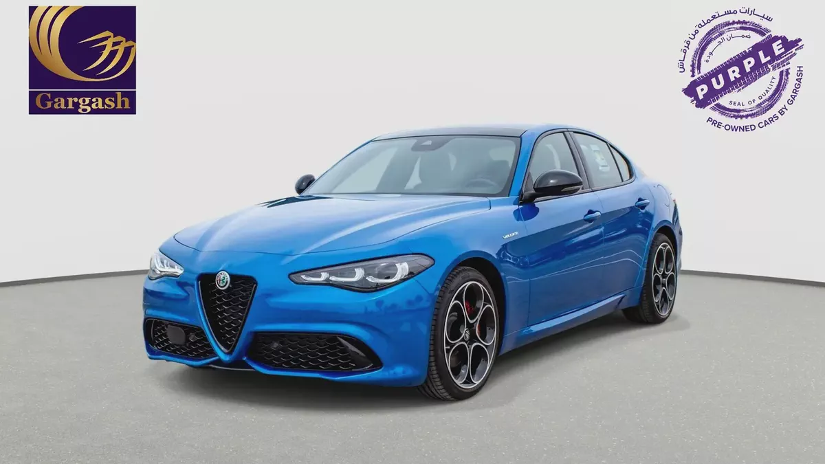 AED 1,992/ Month | Alfa Romeo | Giulia Veloce MCA | 2024 | Gargash Warranty and Service
