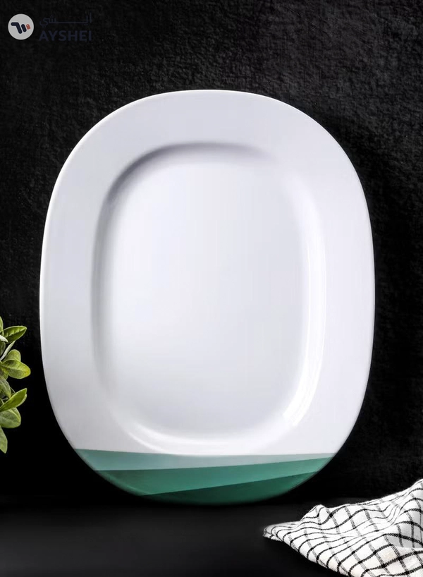 Delcasa 14" Melamineware Oval Plate- DC3426