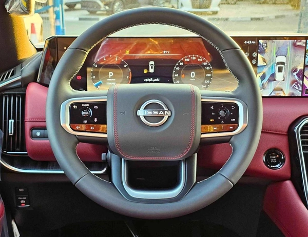 Nissan Patrol SE PLATINUM /3.8L V6 /LEATHER WITH PWR SEATS/PANORAMIC ROOF/360*CAMERA/F/OPTIONN