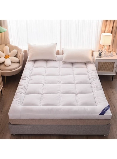 DubaiGallery Medicated Microfiber Soft Mattress Protector Topper for Bed King Size Padding for Bedroom-1