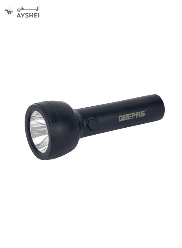 GEEPAS Rechargeable LED Torch with Emergency Lantern | Multi-functional Light for Emergency, Fishing, Hiking, Power Cuts & More-