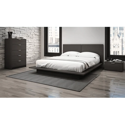 Denilia, Bed with 2 side tables & chest of drawers-0