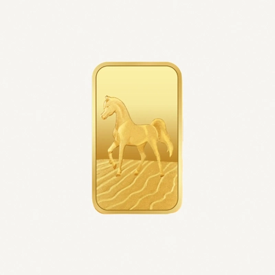 BTC HORSE 20gm Gold Bar-0