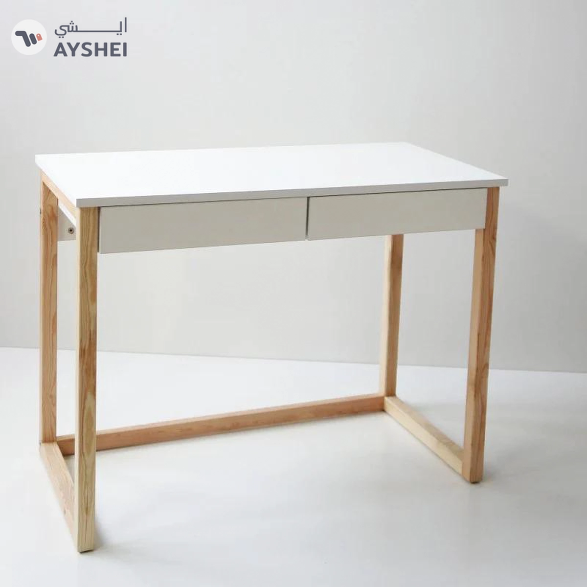 BIRDA Desk with 2 drawers-2-2