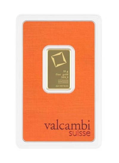 Valcambi Suisse 10g 24K (999.9) Pure Minted Gold Bar - Variable Design-3