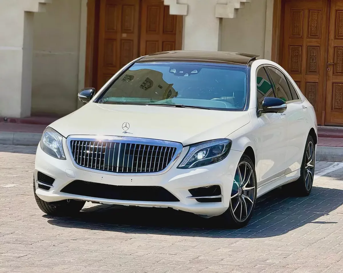 مرسيدس بنز S550 فل اوبشن 4 فصوص موديل 2015