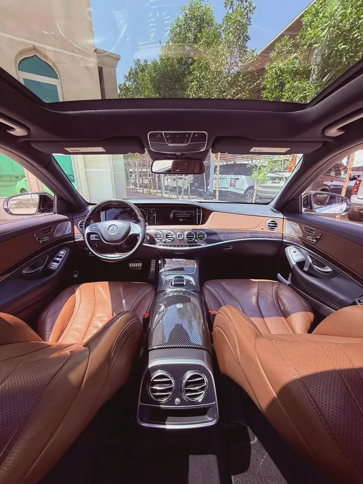 مرسيدس بنز S550 فل اوبشن 4 فصوص موديل 2015-3-3