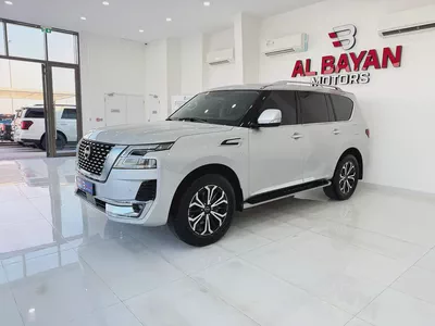 نيسان باترول تيتانيوم LE فضي / زعفراني 2023 (المسعود)-1