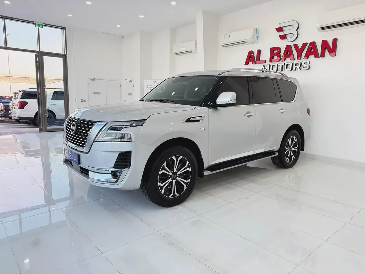 نيسان باترول تيتانيوم LE فضي / زعفراني 2023 (المسعود)-1-1