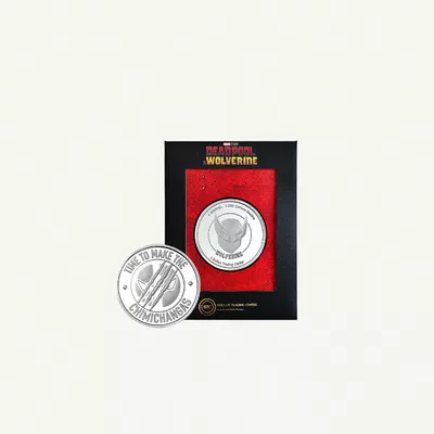 BTC 50 Grams Pure Silver Coin - Wolverine-1