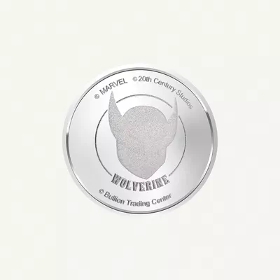 BTC 50 Grams Pure Silver Coin - Wolverine-0